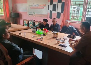 Camat Abung Tengah Terima Kunjungan Wartawan Koordinasi Hasil Peninjauan Pekerjaan Fisik Desa Kedaton