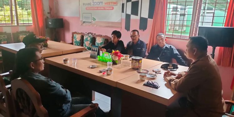 Camat Abung Tengah Terima Kunjungan Wartawan Koordinasi Hasil Peninjauan Pekerjaan Fisik Desa Kedaton