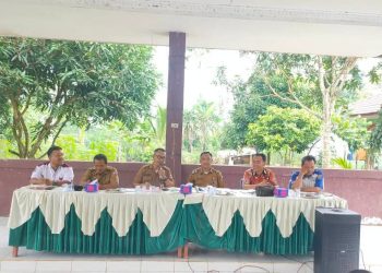 Camat Abung Tengah Pimpin Rapat Koordinasi