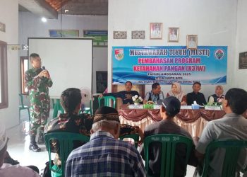 Support Program K-31W, Babinsa Serda Andi Setiawan Mil 412-05/TBU berikan Wejangan