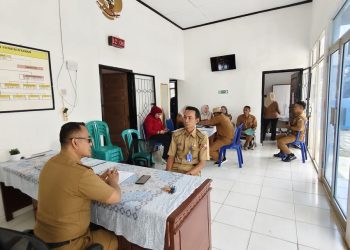 Camat Dampingin Tim Inspektur Pembantu II Melakukan Pemeriksaan Kinerja Desa Kinciran