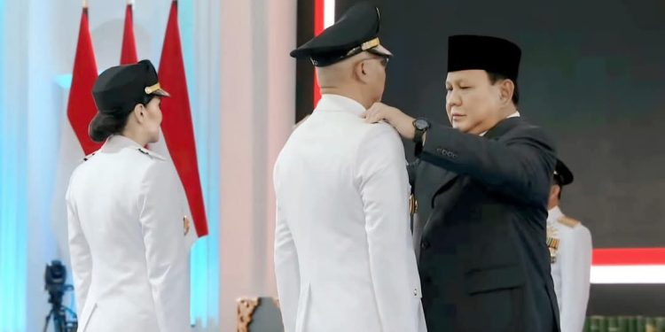 Presiden Republik Indonesia Lantik Rahmat Mirzani Djausal dan Jihan Nurlela sebagai Gubernur dan Wakil Gubernur Lampung Periode 2025-2030
