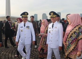 Presiden RI Lantik Dr. Ir. H. Hamartoni Ahadis, M.Si., dan Romli.,S.kom.,S.H.,M.H. Sebagai Bupati Dan Wakil Bupati Lampura Terpilih Periode 2025-2030 Di Istana Negara