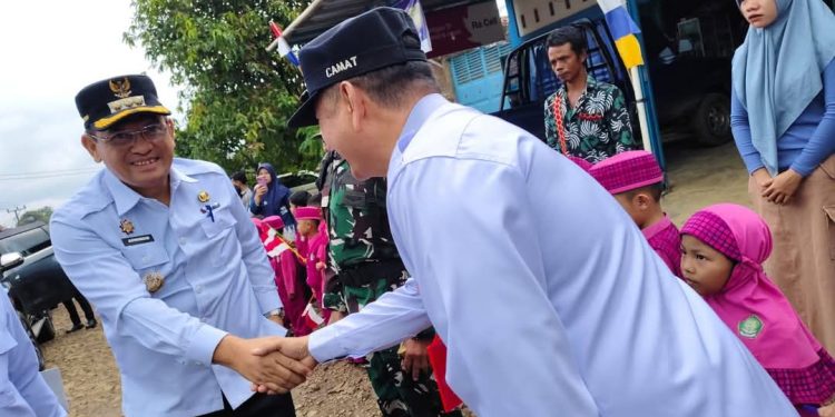 Camat Abung Tengah dan Jajaran Menghadiri Pembukaan TMMD Ke-123 Kodim 0412