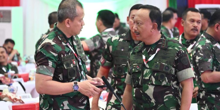 Rapim TNI 2025 untuk Tercapainya Kesamaan Pola Pikir, Pola Sikap dan Pola Tindak seluruh Pimpinan TNI yang Selaras dengan Kebijakan Pemerintah