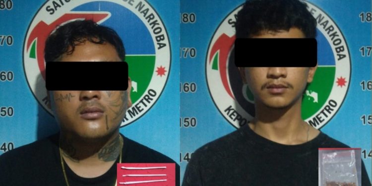 Satnarkoba Polres Metro Amankan 2 Pengguna Sinte Di Lokasi Yang Berbeda