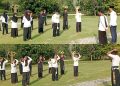 Ketua DPD Kesti TTKKDH Tubaba suport siswa/i Padepokan Pandawa Lima Saat Berlatih