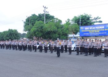 Polres Metro Gelar Apel Pasukan Operasi Keselamatan Krakatau 2025