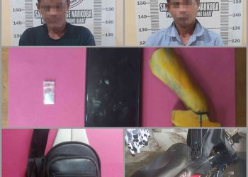 Kedapatan Miliki Sabu, Dua Orang Pria Dewasa Diringkus Unit Opsnal Sat Res Narkoba Polres Tulang Bawang Barat