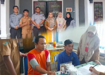 Lapas Kotabumi dan Puskesmas Kotabumi II Gelar Screening Kesehatan bagi Warga Binaan