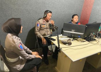 Satlantas Polres Tubaba,Sampaikan Himbauan Keselamatan Berlalu Lintas Melalui Radio HIT 100FM Pulung Kencana
