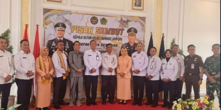 Kepala Lapas Kotabumi Hadiri Acara Pisah Sambut Karutan Bandar Lampung