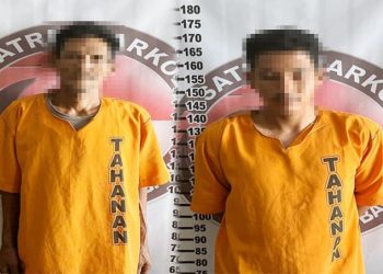 Gasak Narkoba di Kampung Batu Ampar, Polres Tulang Bawang Tangkap Dua Pelaku