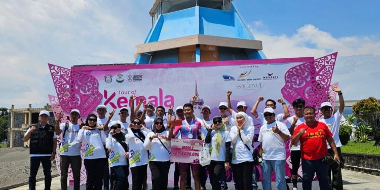Frans Sinurat Harumkan Polda Lampung di Tour of Kemala 2025: Juara 2 Criterium Men Youth!