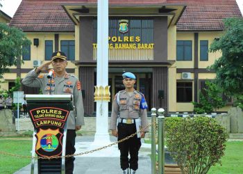 Polres Tulang Bawang Barat Gelar Upacara Hari Kesadaran Nasional 17 Februari 2025