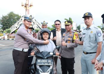 Polres Lampung Utara Gelar Sosialisasi Operasi Keselamatan Krakatau 2025