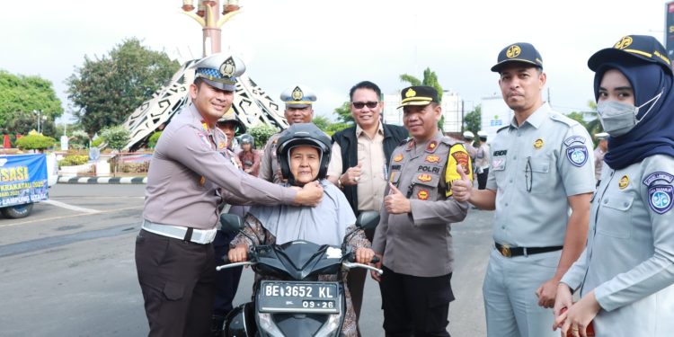Polres Lampung Utara Gelar Sosialisasi Operasi Keselamatan Krakatau 2025