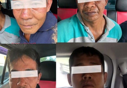 Polisi Berhasil Amankan Empat Orang Komplotan Perampok yang Beraksi di Keban