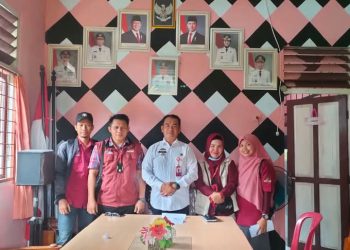 Camat Abung Tengah Terima Kunjungan Petugas PKH