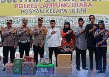 Wabup Lampura Tinjau Pos Pengamanan Kelapa Tujuh