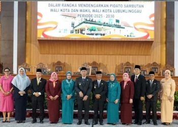 Paripurna Pemaparan Visi dan Misi Kota Lubuklinggau Lima Tahun Kedepan oleh Wako H Rachmat Hidayat