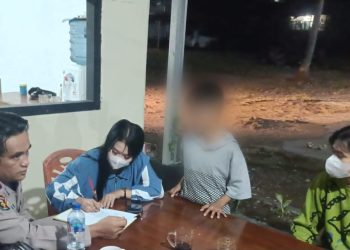 Polsek Kota Agung Amankan Dua Anak Terlibat Perang Sarung