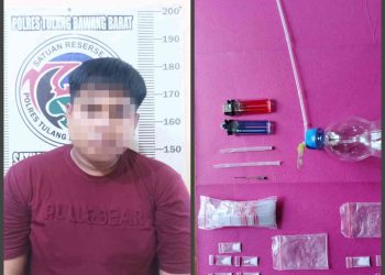 Menjadi Bandar Narkoba, Seorang Pria Berhasil Diringkus Unit Opsnal Satresnarkoba Polres Tulang Bawang Barat