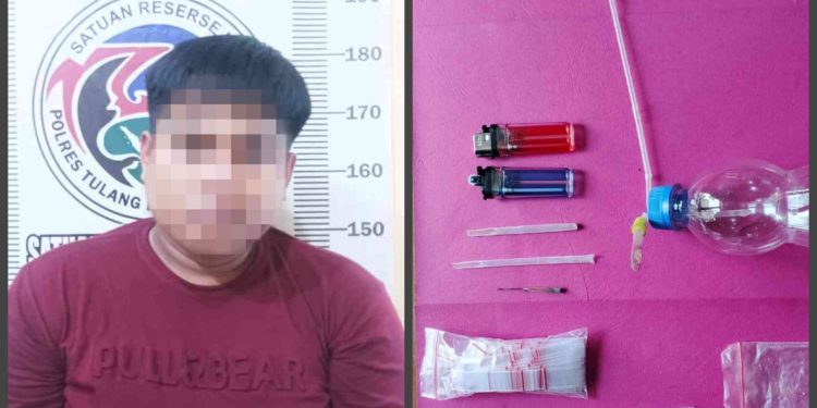 Menjadi Bandar Narkoba, Seorang Pria Berhasil Diringkus Unit Opsnal Satresnarkoba Polres Tulang Bawang Barat