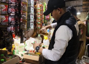 Polres Tulang Bawang Bersama Dinas Perdagangan Sidak Pasar dan SPBU, Ini Tujuannya