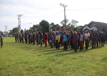 Bulatkan Tekat, Raih Masa Depan Yang Gemilang Bersama TMMD di Desa Subik.
