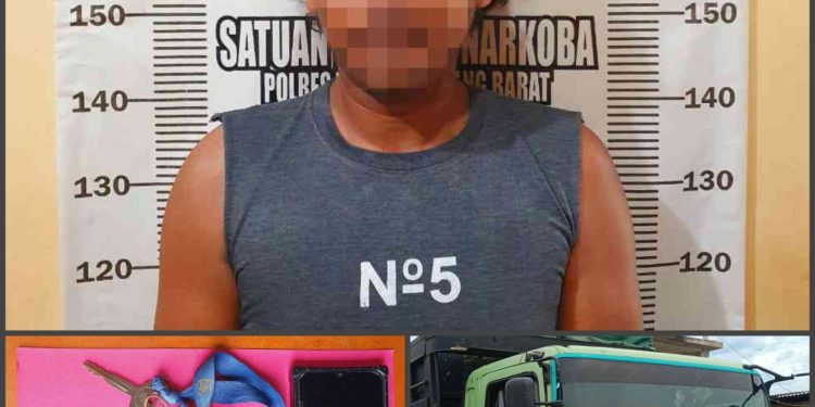 Kedapatan Miliki Sabu,Seorang Pria sedang berada di lapak singkong diamankan Sat Res Narkoba Polres Tubaba