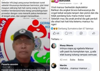 Viral! Debt Collektor Bikin Resah Masyarakat Lampura, Polda dan Polres Lampung Utara di Minta Tangkap Para Pelaku
