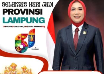 Ketua DPRD Kota Metro mengucapkan Dirgahayu Provinsi Lampung Ke 61 Tahun