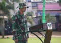 Anggota Satgas laksanakan Gladi Upacara Penutupan TMMD ke 123 Kodim 0412/LU
