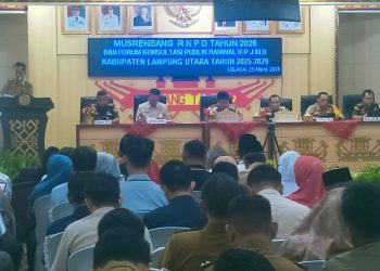 Bupati LU Minta Sekda Merubah Ruang Siger Setiap Musrenbang