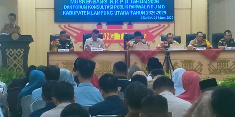 Bupati LU Minta Sekda Merubah Ruang Siger Setiap Musrenbang