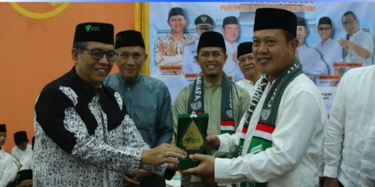 Ketua DPRD Lampura Pimpin Tim III Safari Ramadan di Masjid Az Zahra Dompet Dhuafa