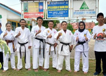 Dojo Karate SD Negeri 3 Tanjung Iman Mulai Aktif, Setelah Libur Lebaran