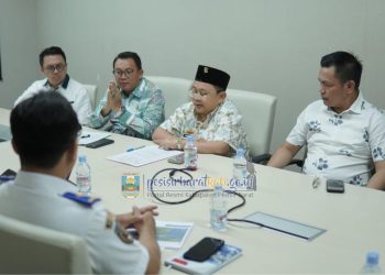 Wabup Pesibar Bahas Soal Pelabuhan Stabas dengan Kemenhub RI