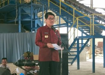 Bupati Hamartoni Ahadis Resmikan Pabrik Tapioka PT. Surya Intan Tapioka ( SIT )