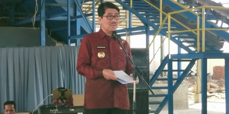 Bupati Hamartoni Ahadis Resmikan Pabrik Tapioka PT. Surya Intan Tapioka ( SIT )