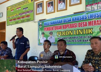 Pekon Lintik Menggelar Musdes Bentuk Koperasi Merah Putih