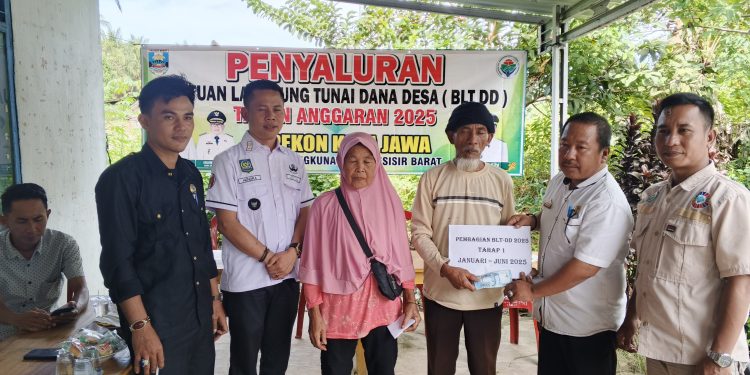 Peratin Pekon Jawa Salurkan BLT-DD Tahap 1 Kepada 10 KPM