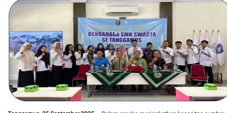 FKKS  SMK Swasta Tanggamus Menggelar Bimtek Bagi Bendahara
