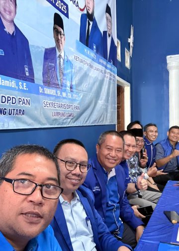 H.Hamidi Terpilih Kembali Untuk Menahkodai DPD PAN Lampung Utara