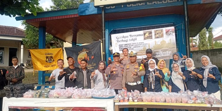 Penat, KBPP Polri dan Black Tiger BC Bagikan Ribuan Takjil