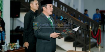 Bupati Pesibar Melantik Sejumlah Pejabat Tinggi Pratama