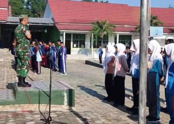 Koramil dan Puskesmas 2  Bekali MPLS Siswa Baru SMAN 4 Kedisiplinan dan Kesehatan