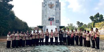 Gudep SD Negeri 3 Tanjung Iman Ikuti Rangkaian Peringatan Hari Pramuka Ke-65