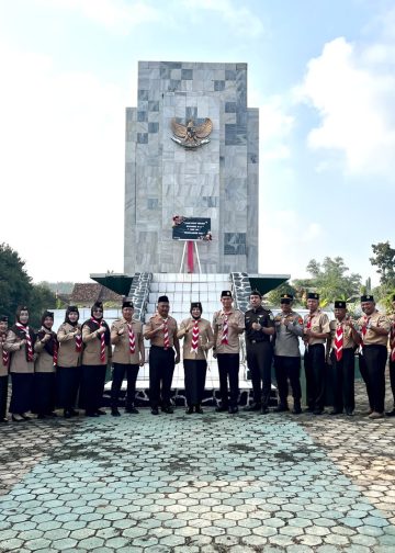 Gudep SD Negeri 3 Tanjung Iman Ikuti Rangkaian Peringatan Hari Pramuka Ke-65